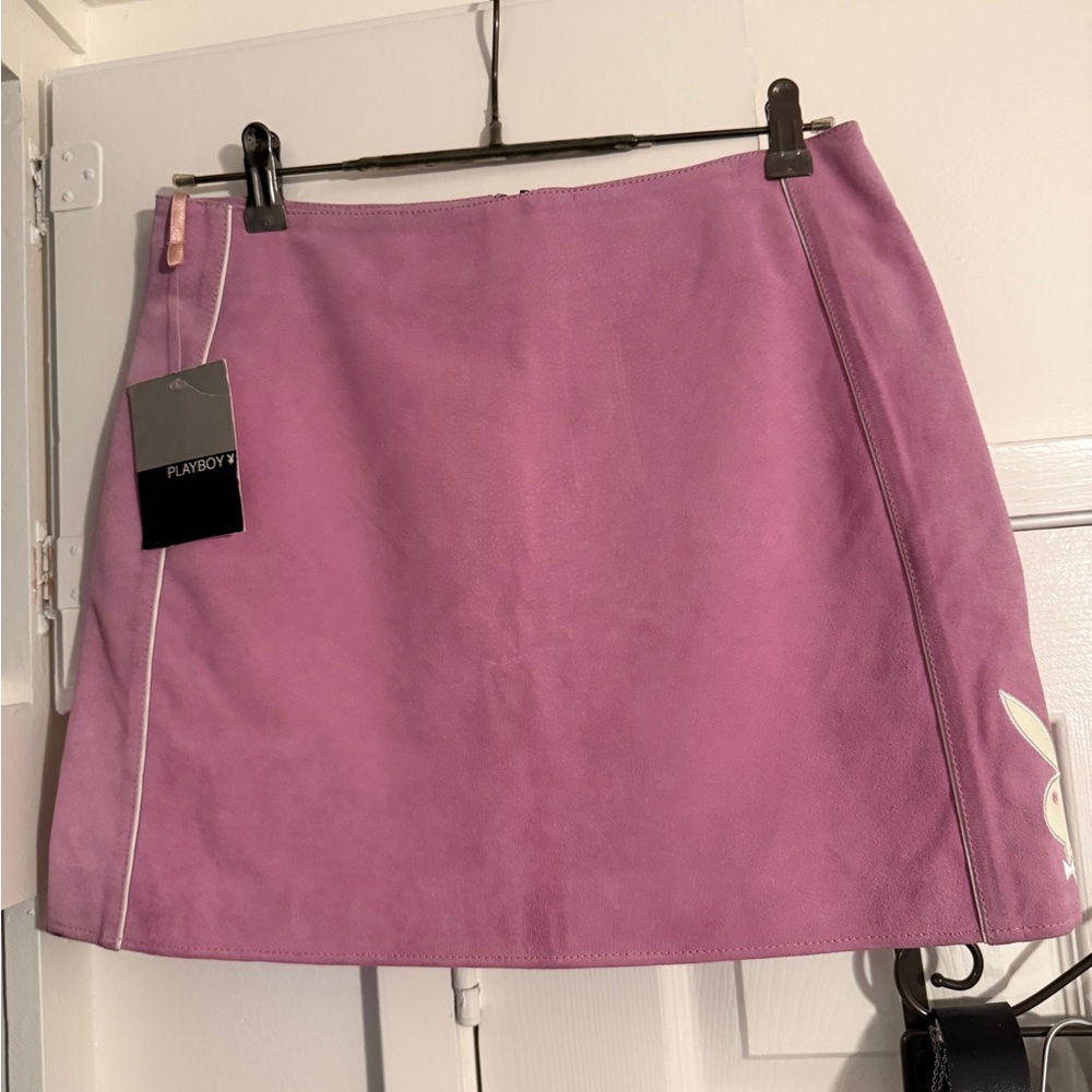 PLAYBOY Women's Leather Mini Skirt